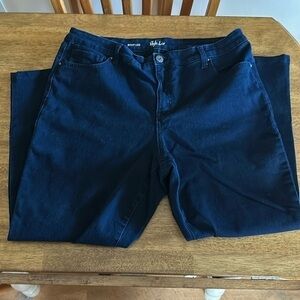 Style and Co Women’s Boot Cut Dark blue jeans 16WP